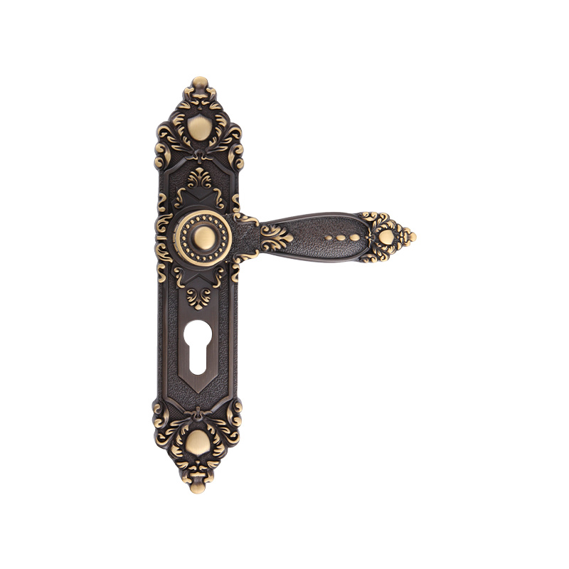 610-510 Khóa một mảnh màu vàng retro retro 24K retro retro châu Âu