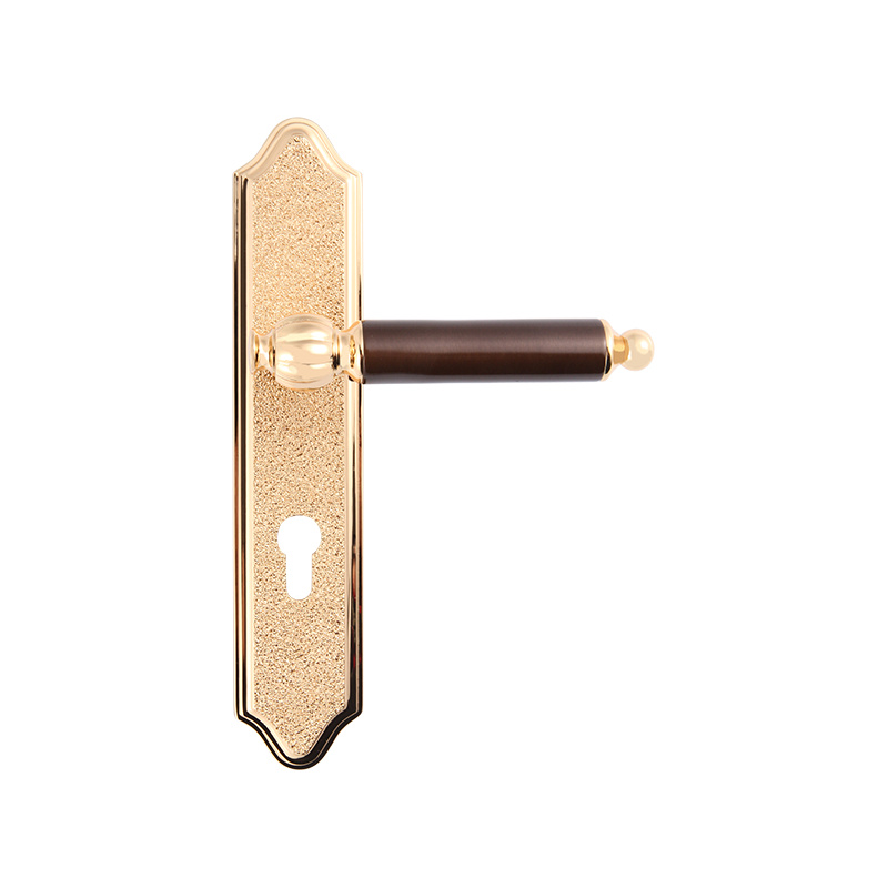 516-316 đồng nguyên chất 24K real Gold Light Door Locky Lock Khóa kết hợp