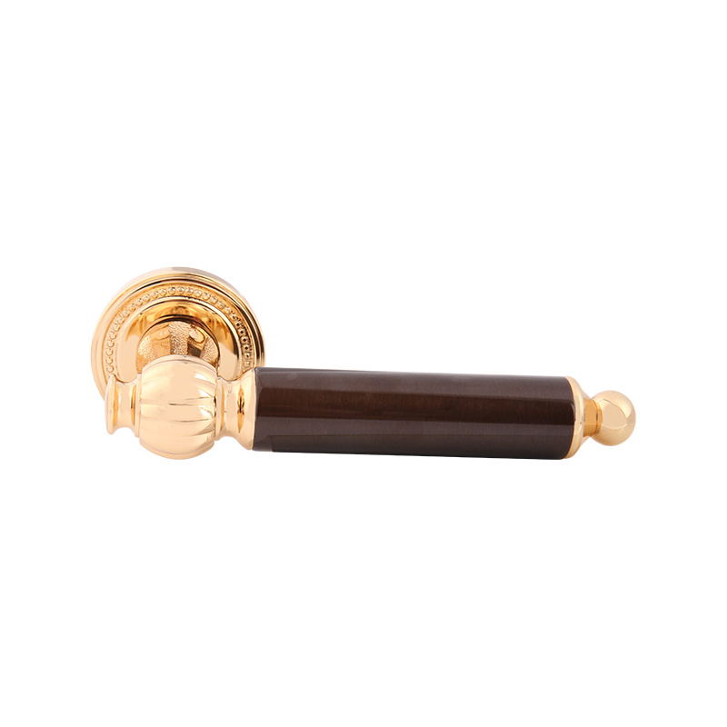 105-316 khóa phòng ngủ bằng vàng thật Bắc Âu 24K